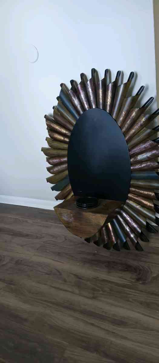 Vintage Wall decor with candle holder