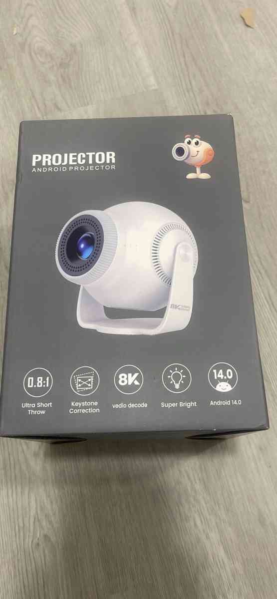 Smart Mini Projector with Android 14 OS