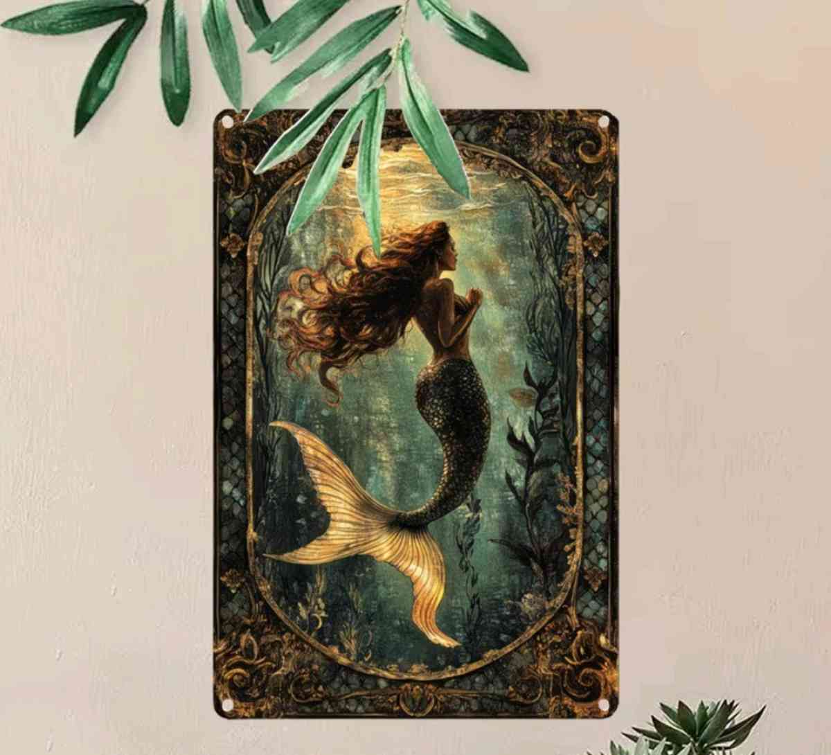 Mermaid Metal all Decor