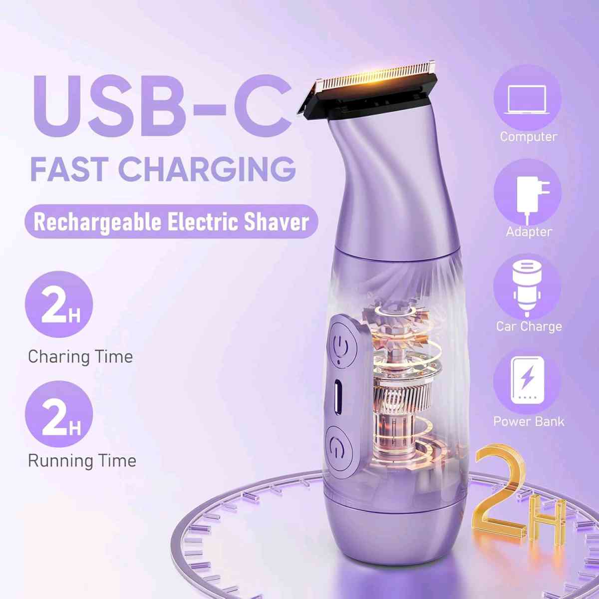 Afeitadora Elctrica 2 en 1