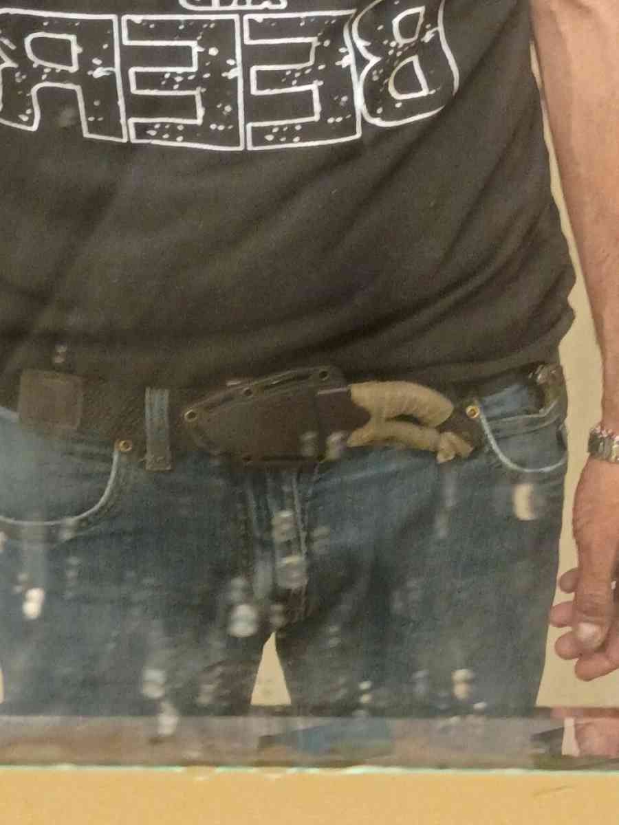 GOS tactical survivors EDC full tang fixed blade with sheath