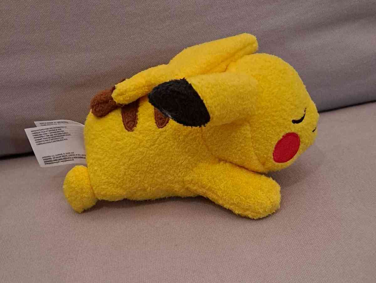 Pokmon Sleeping Pikachu NWT Jazwares 6 Plush 2024