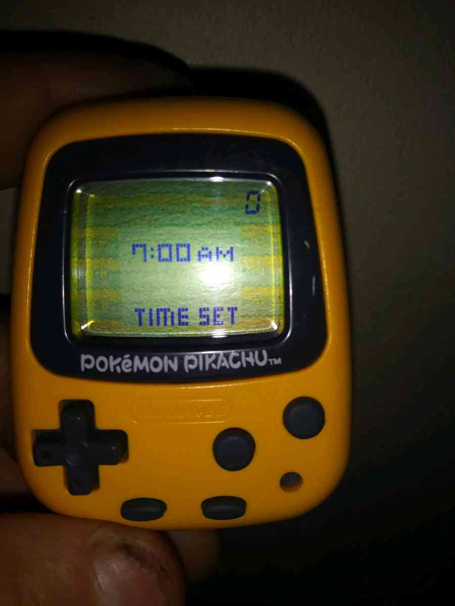 vintage Nintendo Pikachu pokemon digital pet