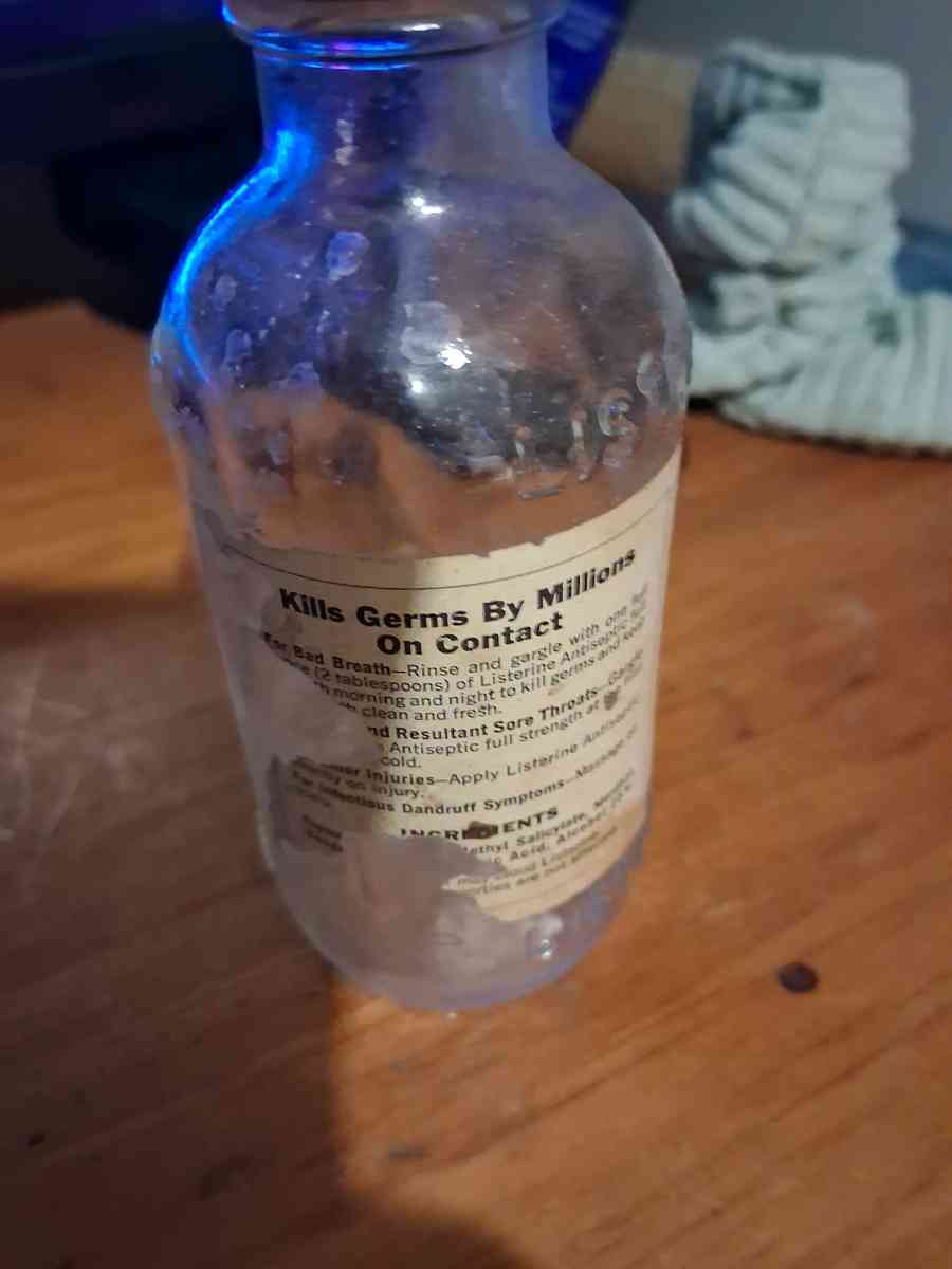 antique bottle listerine